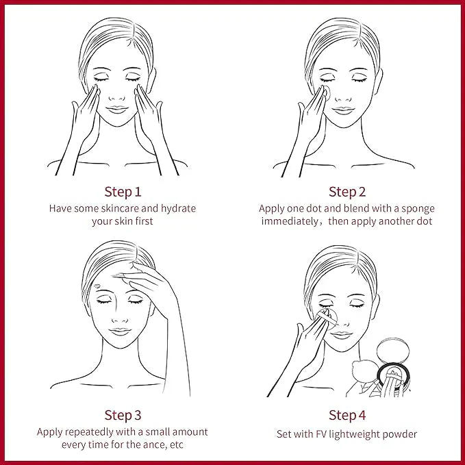 FV Liquid Foundation Makeup, Full Coverage Oil Control Flawless