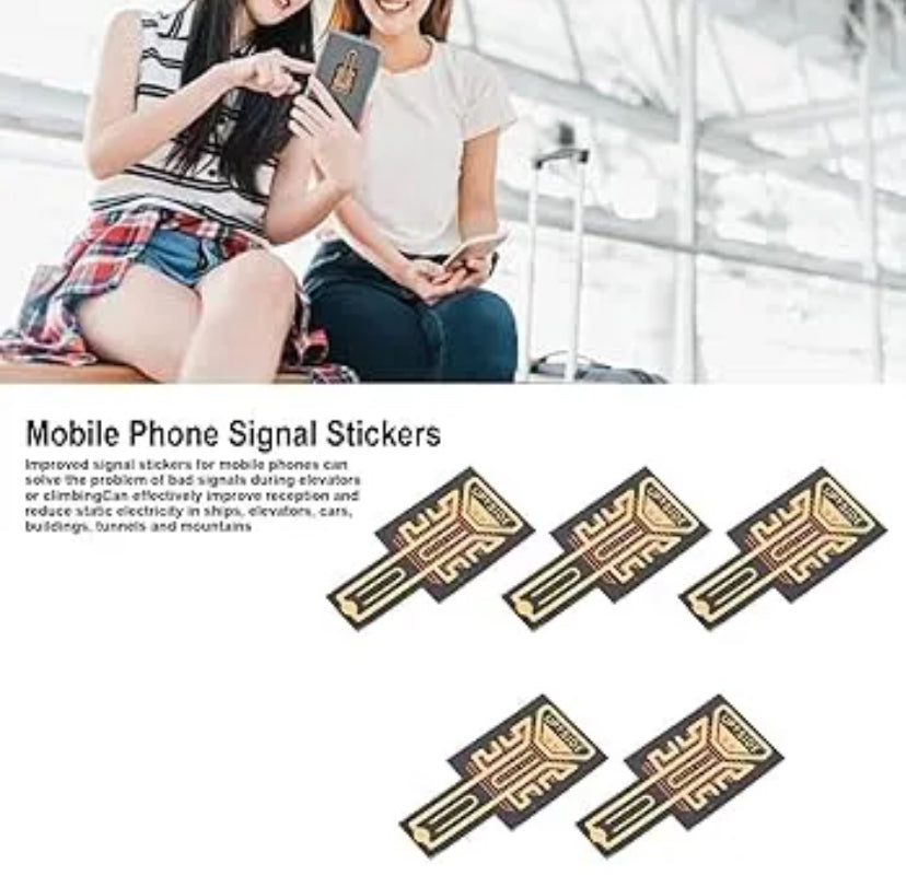 Mobile Signal Booster Chip for Phones Copper - Ideal for Camping, Travel, and Urban Areas
