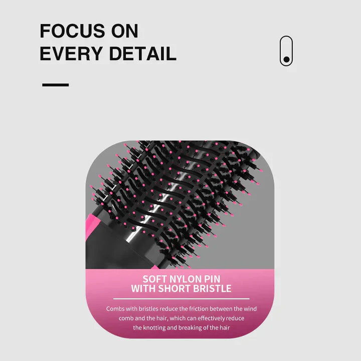 3 in 1 Hot Air Brush Hair Dryer & Styler